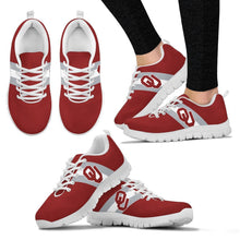 Load image into Gallery viewer, Three Colors Vertical Oklahoma Sooners Sneakers