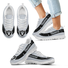 Load image into Gallery viewer, Cool Line Logo Oakland Raiders Sneakers