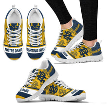 Load image into Gallery viewer, Three Impressing Point Of Logo Notre Dame Fighting Irish Sneakers
