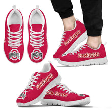 Load image into Gallery viewer, Magnificent Ohio State Buckeyes Amazing Logo Sneakers