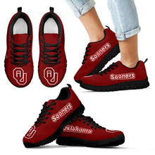 Load image into Gallery viewer, Magnificent Oklahoma Sooners Amazing Logo Sneakers