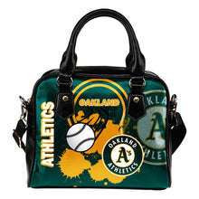 Load image into Gallery viewer, The Victory Oakland Athletics Shoulder Handbags