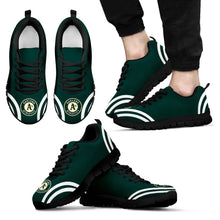 Load image into Gallery viewer, Lovely Curves Stunning Logo Icon Oakland Athletics Sneakers