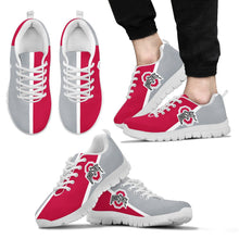 Load image into Gallery viewer, Dynamic Aparted Colours Beautiful Logo Ohio State Buckeyes Sneakers