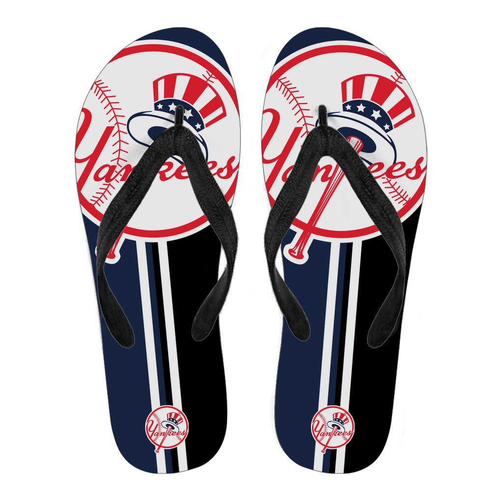 Great New York Yankees Fan Gift Two Main Colors Flip Flops