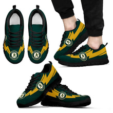 Load image into Gallery viewer, Three Amazing Good Line Charming Logo Oakland Athletics Sneakers