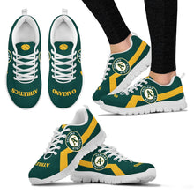 Load image into Gallery viewer, Oakland Athletics Line Logo Sneakers