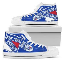 Load image into Gallery viewer, Straight Outta New York Rangers High Top Shoes