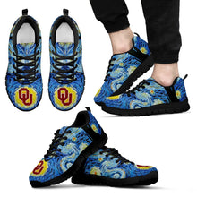 Load image into Gallery viewer, Sky Style Art Nigh Exciting Oklahoma Sooners Sneakers