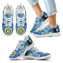 Load image into Gallery viewer, Sky Style Art Nigh Exciting Oakland Athletics Sneakers