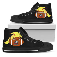 Load image into Gallery viewer, Pikachu Laying On Ball Northern Illinois Huskies High Top Shoes