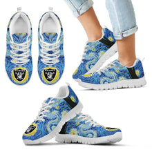 Load image into Gallery viewer, Sky Style Art Nigh Exciting Oakland Raiders Sneakers