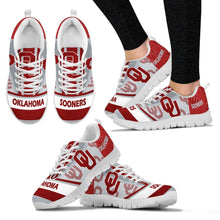 Load image into Gallery viewer, Three Impressing Point Of Logo Oklahoma Sooners Sneakers