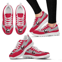 Load image into Gallery viewer, Three Amazing Good Line Charming Logo Northern Illinois Huskies Sneakers