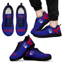 Load image into Gallery viewer, Pattern Logo Slide In Line New York Rangers Sneakers