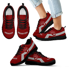 Load image into Gallery viewer, Oklahoma Sooners Line Logo Sneakers