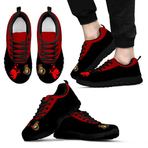 Cute Cupid Angel Background Ottawa Senators Sneakers