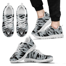 Load image into Gallery viewer, Brush Strong Cracking Comfortable Oakland Raiders Sneakers