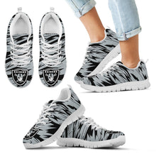 Load image into Gallery viewer, Brush Strong Cracking Comfortable Oakland Raiders Sneakers