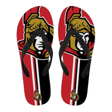 Load image into Gallery viewer, Great Ottawa Senators Fan Gift Two Main Colors Flip Flops