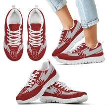 Load image into Gallery viewer, Three Amazing Good Line Charming Logo Oklahoma Sooners Sneakers