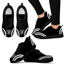 Load image into Gallery viewer, Lovely Curves Stunning Logo Icon Oakland Raiders Sneakers