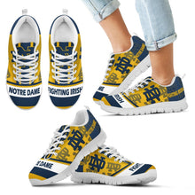 Load image into Gallery viewer, Three Impressing Point Of Logo Notre Dame Fighting Irish Sneakers