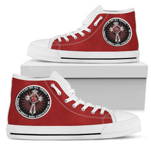 Load image into Gallery viewer, I Can Do All Things Through Christ Who Strengthens Me Oklahoma Sooners High Top Shoes