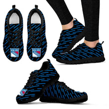 Load image into Gallery viewer, Marvelous Striped Stunning Logo New York Rangers Sneakers