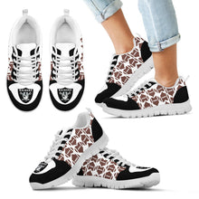 Load image into Gallery viewer, Great Football Love Frame Oakland Raiders Sneakers