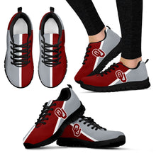 Load image into Gallery viewer, Dynamic Aparted Colours Beautiful Logo Oklahoma Sooners Sneakers