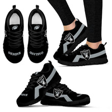 Load image into Gallery viewer, Oakland Raiders Line Logo Sneakers
