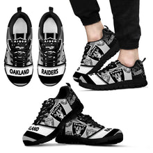 Load image into Gallery viewer, Three Impressing Point Of Logo Oakland Raiders Sneakers