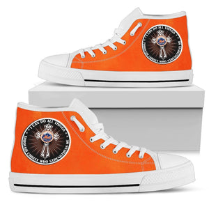 I Can Do All Things Through Christ Who Strengthens Me New York Mets High Top Shoes