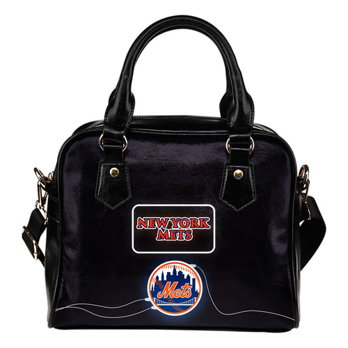 Fancy New York Mets  Fashion Logo Lighting Cosy Shoulder Handbags