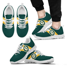 Load image into Gallery viewer, Three Colors Vertical Oakland Athletics Sneakers
