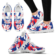 Load image into Gallery viewer, New York Yankees Cotton Camouflage Fabric Military Solider Style Sneakers