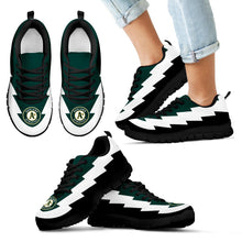 Load image into Gallery viewer, Best Funny Oakland Athletics Sneakers Jagged Saws Creative Draw