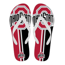 Load image into Gallery viewer, Great Ohio State Buckeyes Fan Gift Two Main Colors Flip Flops