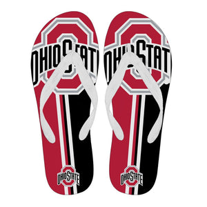 Great Ohio State Buckeyes Fan Gift Two Main Colors Flip Flops