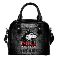 Load image into Gallery viewer, Wall Break Northern Illinois Huskies Shoulder Handbags Women Purse