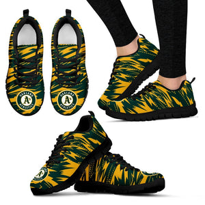 Brush Strong Cracking Comfortable Oakland Athletics Sneakers