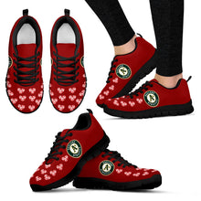 Load image into Gallery viewer, Love Extreme Emotion Pretty Logo Oakland Athletics Sneakers