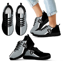 Load image into Gallery viewer, Dynamic Aparted Colours Beautiful Logo Oakland Raiders Sneakers