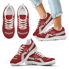 Load image into Gallery viewer, Oklahoma Sooners Line Logo Sneakers