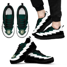 Load image into Gallery viewer, Best Funny Oakland Athletics Sneakers Jagged Saws Creative Draw