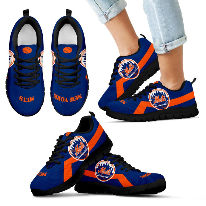 New York Mets Line Logo Sneakers