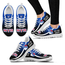 Load image into Gallery viewer, Mystery Straight Line Up New York Rangers Sneakers