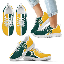 Load image into Gallery viewer, Dynamic Aparted Colours Beautiful Logo Oakland Athletics Sneakers