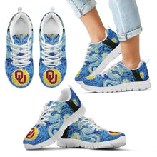 Load image into Gallery viewer, Sky Style Art Nigh Exciting Oklahoma Sooners Sneakers